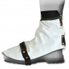 Leather Spats pair velcroe