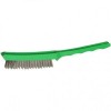 SS Wire Brush 4 Row Plastic Ha