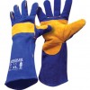 Welding Gloves Lined HD Blue