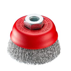 Cup Brush Crimp 80mm Steel