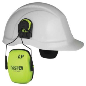 Earmuff Helmet Mounted Hi Vis