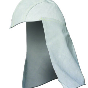 Welding Hood Leather Grey