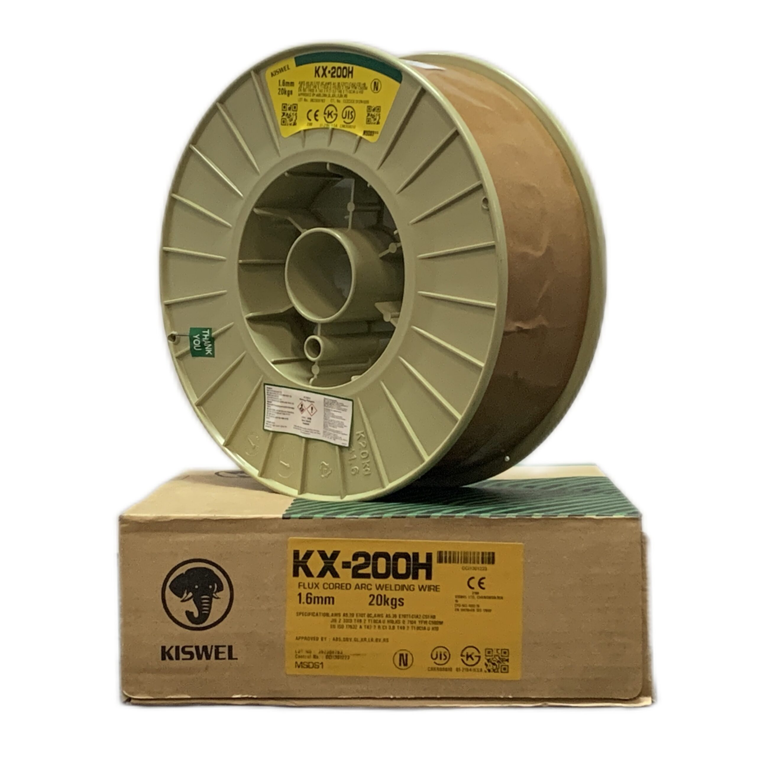 Kiswel KX200H E70T-1 FCW 1.6mm