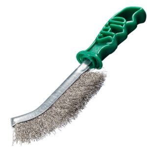 SS Wire Brush 1 Row Crevice Pl