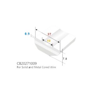 Ceramic Back 10 x 0.9mm 9m box