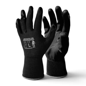 Gloves Nitrile Black L