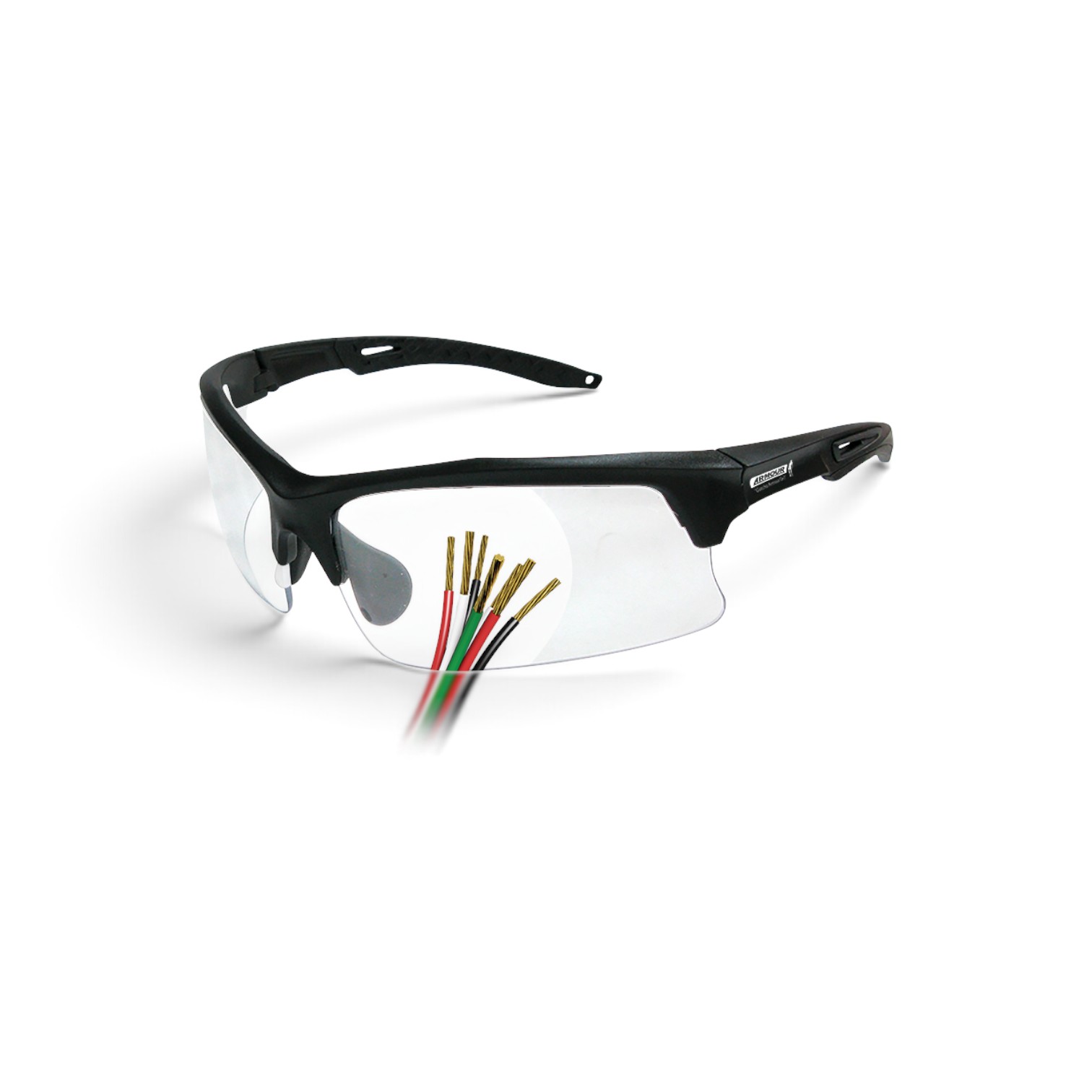Safety Glasses Reader +2.0